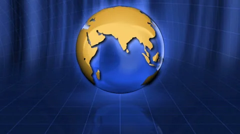 3D Glass Sphere Seamless Background Stock Footage 36418592