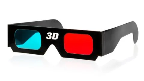 3d glasses Stock Illustration