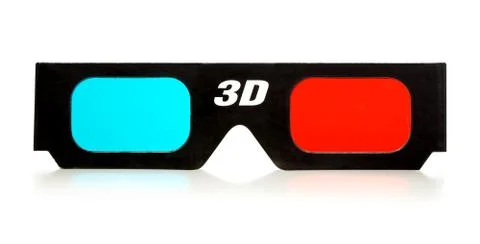 3d glasses Stock Illustration