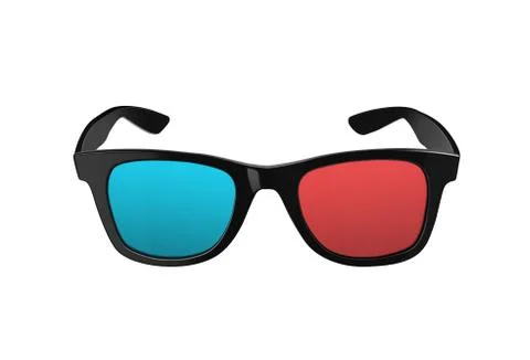 3D Glasses Stock Illustration