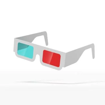 3d glasses イラスト素材