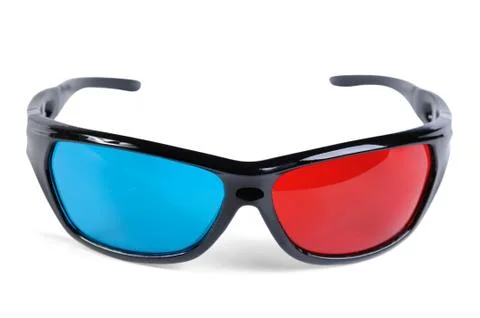 3D glasses Stock Photos