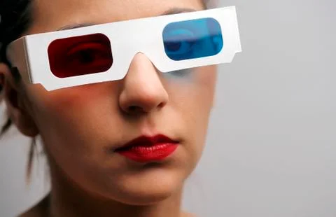 3d glasses Fotos de archivo