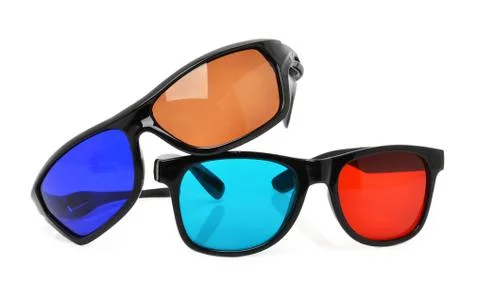 3d glasses Stock Photos