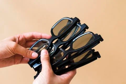 3D glasses Stock Photos