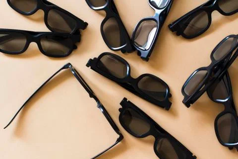 3D glasses Foto stock