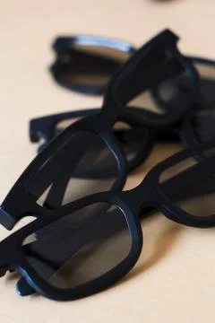 3D glasses Stock Photos