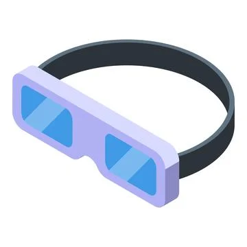 3d glasses providing immersive viewing experience Stock Illustration