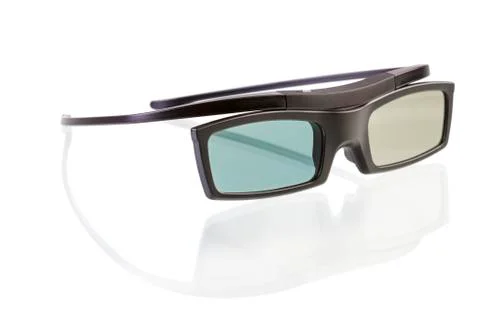 3d glasses on white Фото
