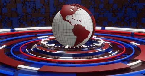 3D Global Digital map. Futuristic cosmic planet globe. Sci Fi looped animation. Stock Footage 195177008