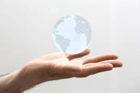 A the 3d Global Network Of People. Stock Photos