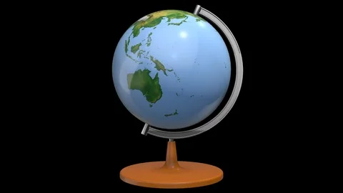 3D Globe 1 Stock-Footage 122908622