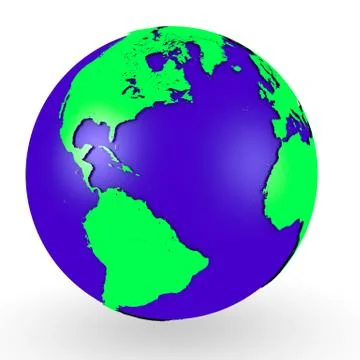 3d globe Stock-Illustration