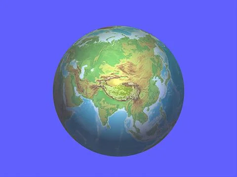 3D Globe Stock Illustration