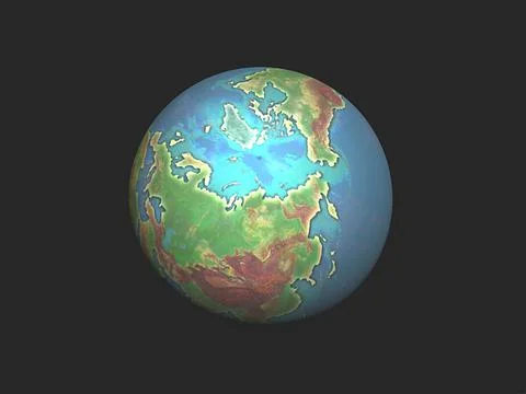 3D Globe Stock Illustration