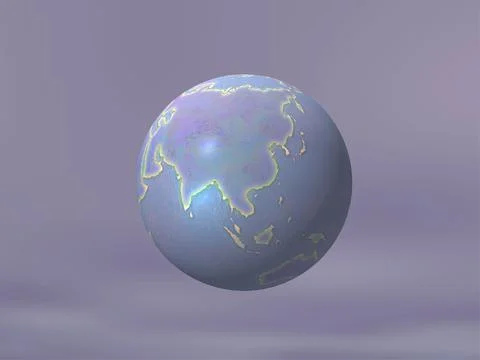 3D Globe Stock Illustration
