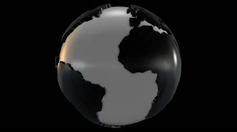 3D Globe Loop 02 動画素材 40453332