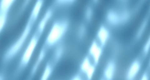 3D glossy blue wave surface with reflective highlights Stock Illustration