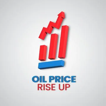 3d glossy of chart global oil crisis icons design Illustrazione stock