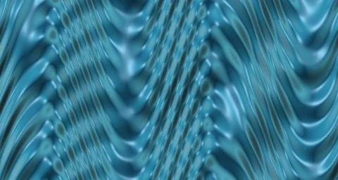 3D glossy ocean teal wave surface with specular highlights Stock Illustration