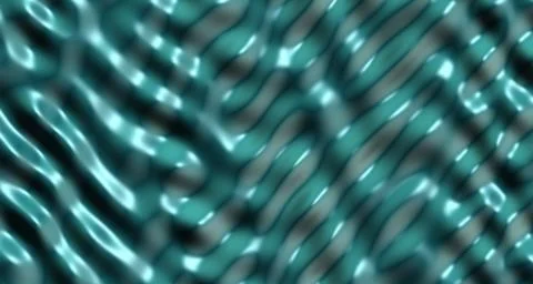 3D glossy ocean teal waves with specular highlights Stock Illustration