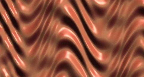 3D glossy terracotta wave surface texture Stock Illustration