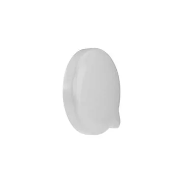 3D glossy white empty speech bubble isometric vector, render round text bubble Stock Illustration