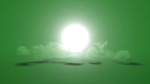 3d glow energy light animation on isolated greenscreen background 4k High fps. Stock Footage 322658071