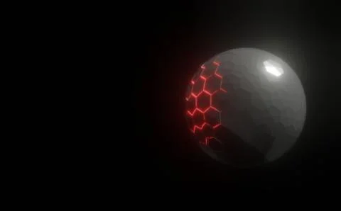 3d glowing ball Stock Photos