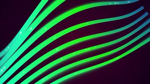 3D Glowing Dynamic Curved Lines Fiber Technology Motion Animation Stock Footage 342801439