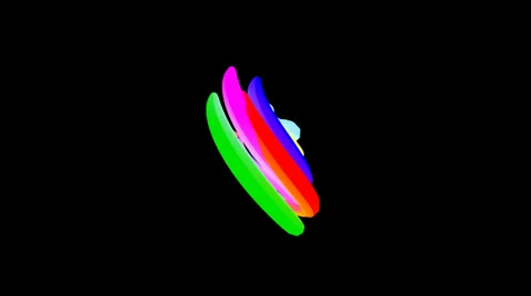 3D glowing Lines for Logo Build Up Stock Footage 37098551