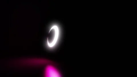3D Glowing Neon Light Sphere Seamless Loop. Futuristic Background. Stock Footage 172200741