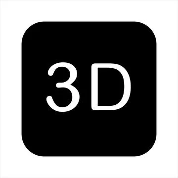 3d glyph icon vector illustration isolated on white background 스톡 일러스트