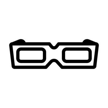 3d Goggle Icon Illustrazione stock