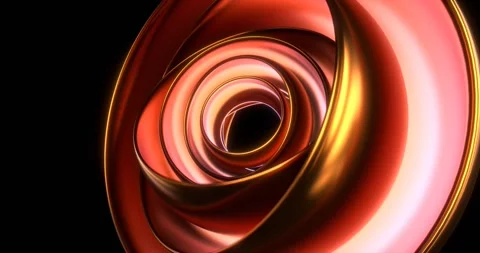 3d gold abstract geometry background Stock Footage 303342710
