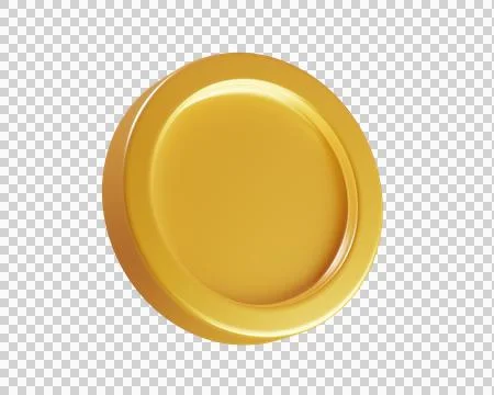 3d gold Coin Stock Illustration