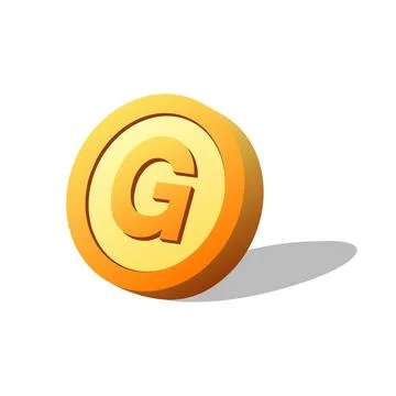 3D gold coin vector Stock Illustration