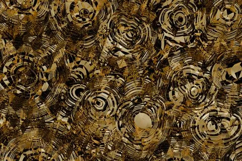 3d gold pattern 스톡 일러스트