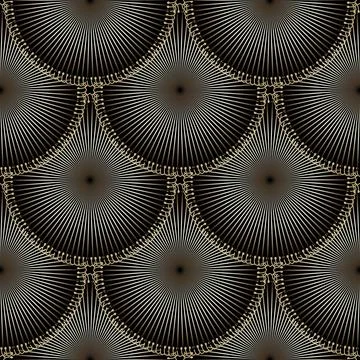 3d gold vector seamless pattern. Abstract textured background. Modern repeat  Stock Illustration