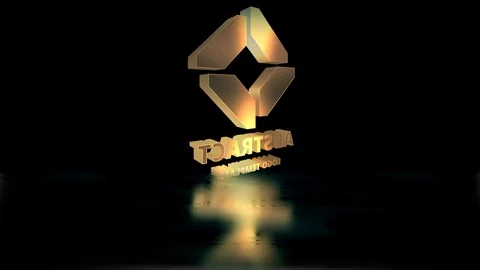 3D Golden Logo  After Effects	Stock