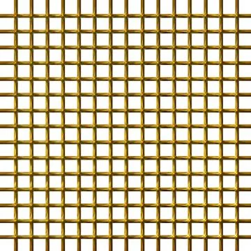 3D Golden Net Stock Illustration
