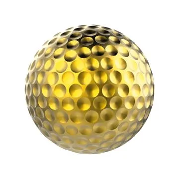 3d golf ball Stock Illustration