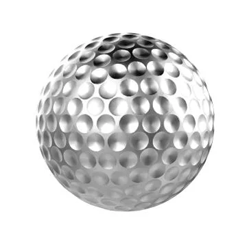 3d golf ball Stock Illustration