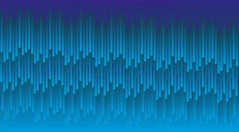 3D gradient blue stalagtit backround Stock Illustration