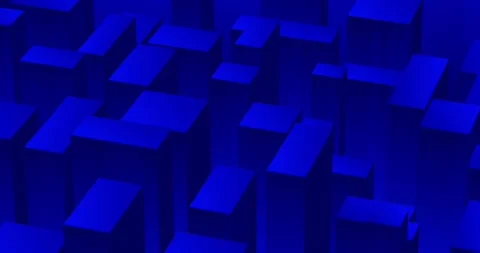 3D Gradient Cubes Animation Stock Footage 234792564