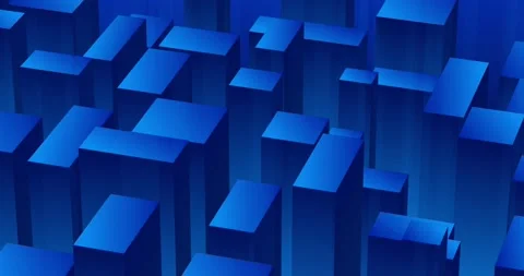 3D Gradient Cubes Animation Stock Footage 234793017