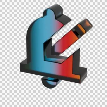 3D Gradient Edit Notifications symbol Stock Illustration