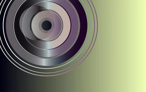 3d gradient rendering. Abstract minimalist geometric background featuring r.. Stock Illustration