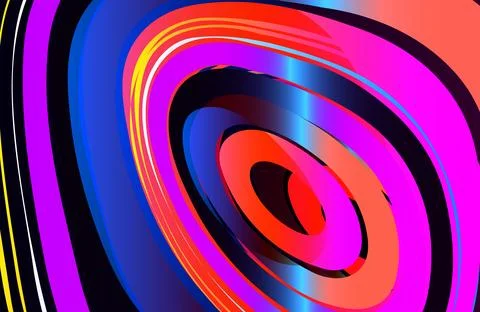 3d gradient rendering. Abstract minimalist geometric background featuring r.. Stock Illustration