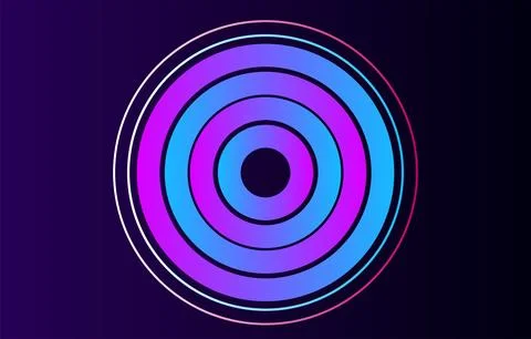 3d gradient rendering. Abstract minimalist geometric background featuring r.. Stock Illustration